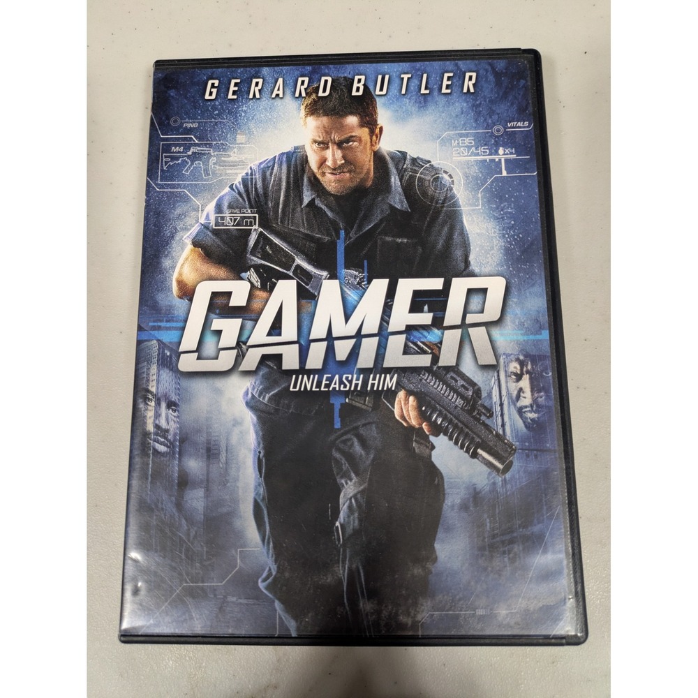 Gamer DVD 2009 Gerard Butler Lionsgate Action Sci-Fi Movie Widescreen R Rated